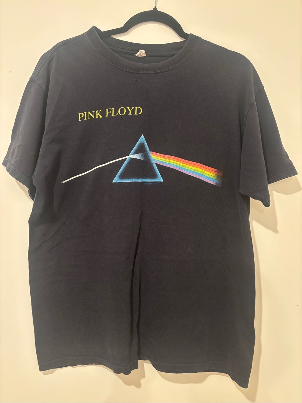 Anvil Black Pink Floyd Dark Side of the Moon Prism Graphic Tee